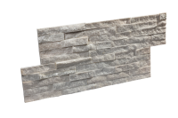 Текстура белого кварцита 3D панели RKS SLATE White Quartz Classic, крупный план